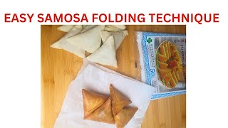 HOW TO FOLD SAMOSA | VERY EASY TECHNIQUE | USING SPRING ROLL SHEETS |