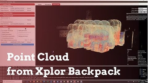 From Capture to Point Cloud |  360 Data by Xplor Mobile Mapping Backpack in Mosaic Processor