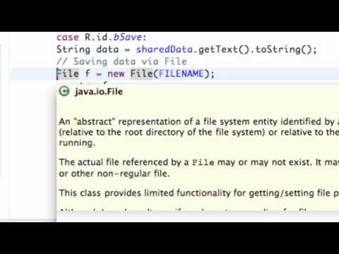 Android Application Development Tutorial   99   Writing Data to File Output Stream