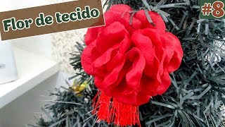 Como fazer flores de tecido