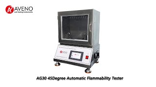 AG30 45Degree Automatic Flammability Tester 更新