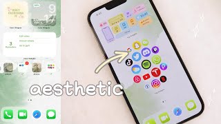Customize Your iPhone  •  (Green Aesthetic) 🌿 IOS15 •  Best Widgets
