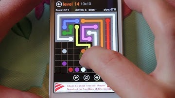 Flow - 10x10 Level 14 Walkthrough