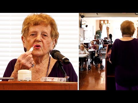 Grandma Hosts Makeup Tutorial Event For Senior Citizens