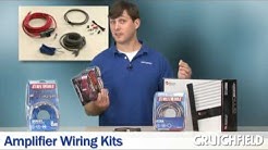 Car Amplifier Wiring Kits Overview | Crutchfield Video 