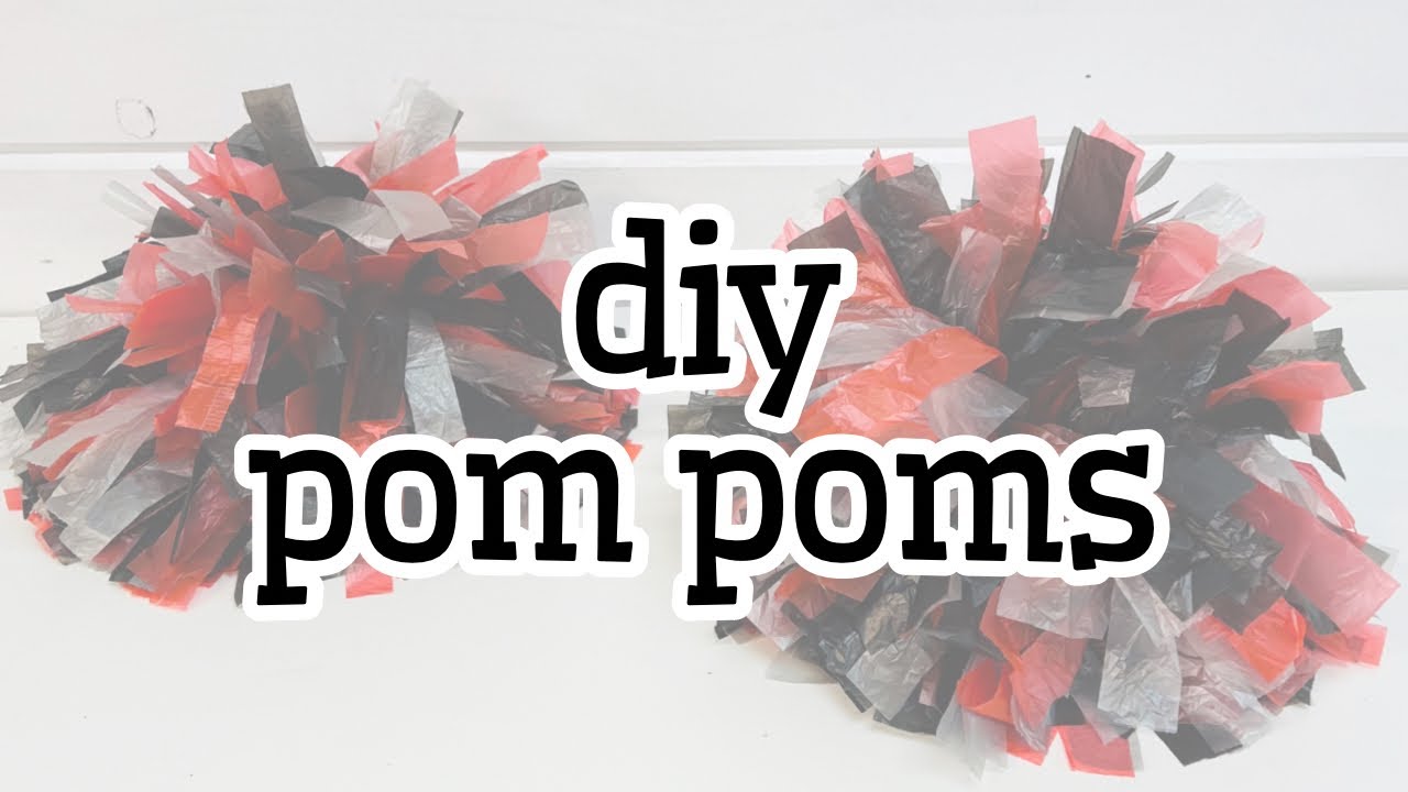 How to make tissue paper pom poms DIY - Red Ted Art