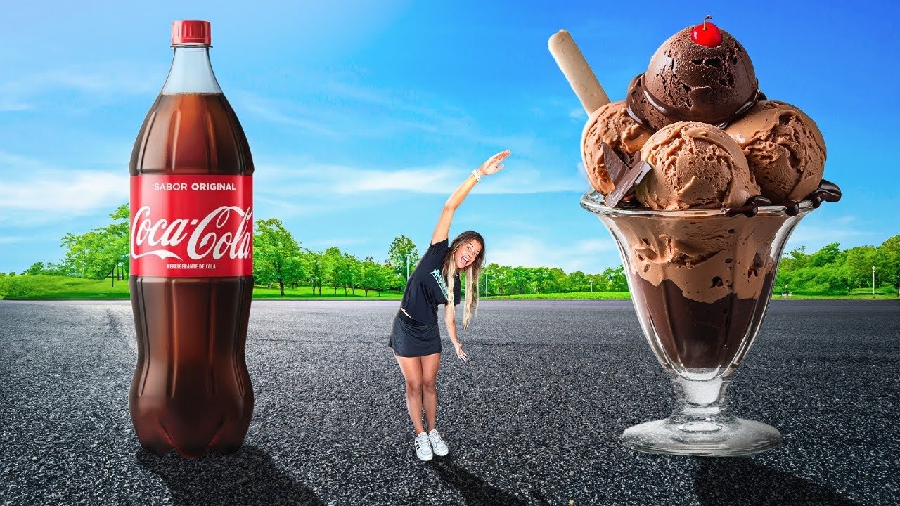 COMO FAZER UM SORVETE DE COCA COLA - Cozinhando com a Anninha