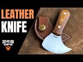 MAKING A HEAD KNIFE | Round Knife for Leather Work | Knife Making