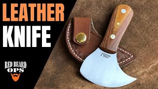 MAKING A HEAD KNIFE | Round Knife for Leather Work | Knife Making
