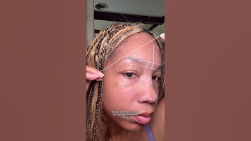 Brow map with me as a beginner #browmapping #brows #browstylist #beauty