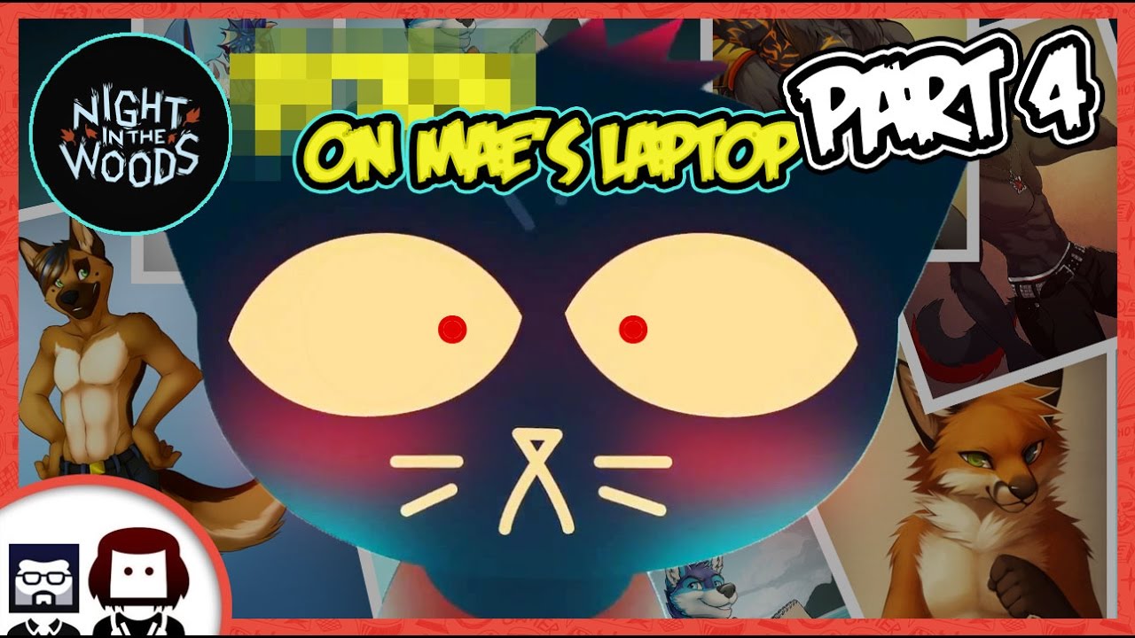 Night in the Woods Porn on Mae's Laptop?! Episode 4: Angus The Hacker  (Voice Acting) | Nitw Laptop