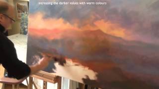 Painting a Desert Sunset in Oils by Trevor Waugh