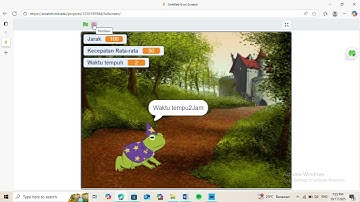 Tutorial Membuat Perhitungan Dalam Mengukur Jarak di Aplikasi Scratch
