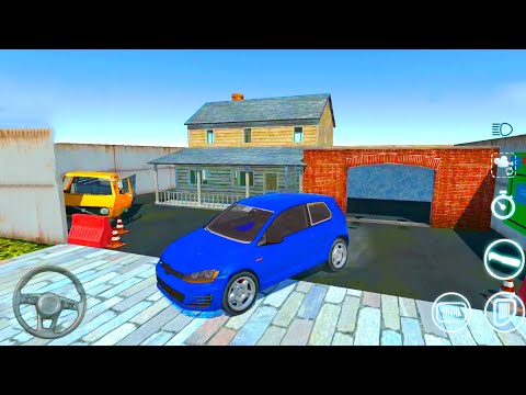 Euro Car Simulator VW Golf And Mercedes Driving In City And Village Android Gameplay