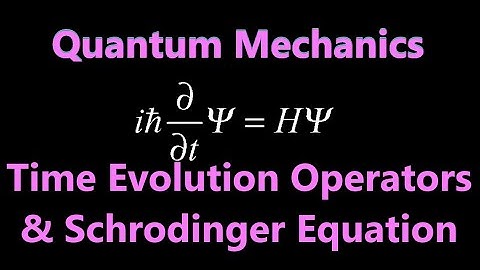 Time Evolution Operator & Time Dependent Schrodinger Equation |  Quantum Mechanics