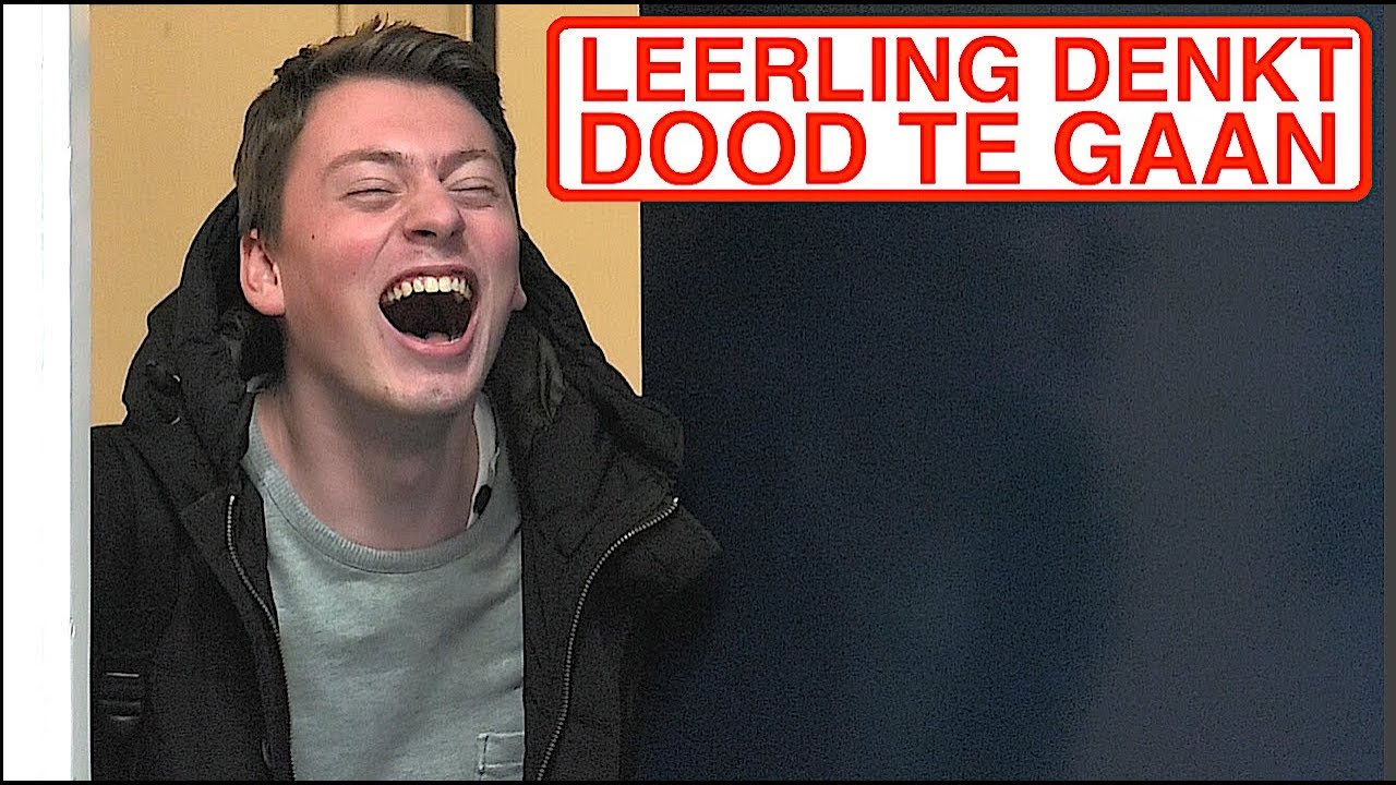 LEERLING DENKT DAT HIJ DOOD GAAT