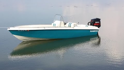 2013 Rabco 21 Center Console part 1