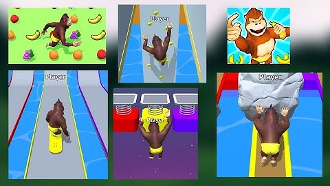 Gorilla Race! - Gameplay Walkthrough stages 1 & 2