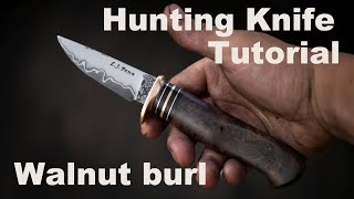 Forging a Hunting Knife from Stainless San Mai (Pt.2)