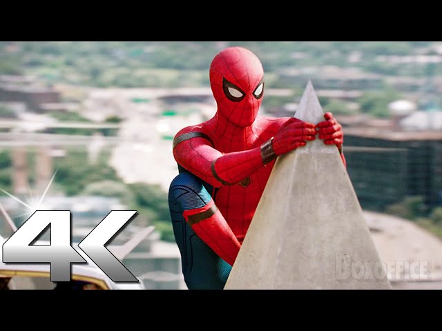 SPIDER-MAN HOMECOMING Best Action Scenes 4K ᴴᴰ class=