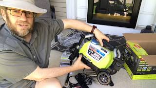Ryobi 1900 PSI Pressure Washer/ Electric Power Washer Unboxing, Demo and Review