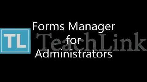 Admin Forms Manager