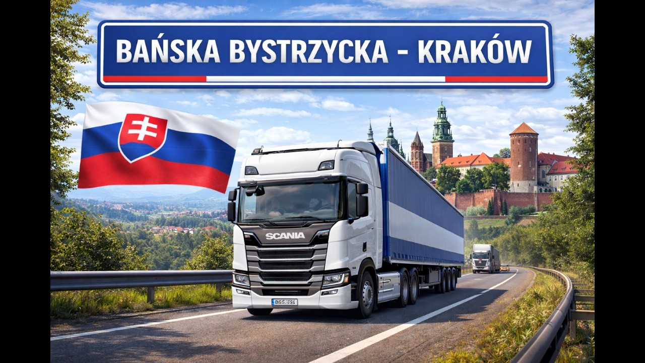 ETS2 |Bańska Bystrzycka   Kraków || Miedziane rynny dachowe ||