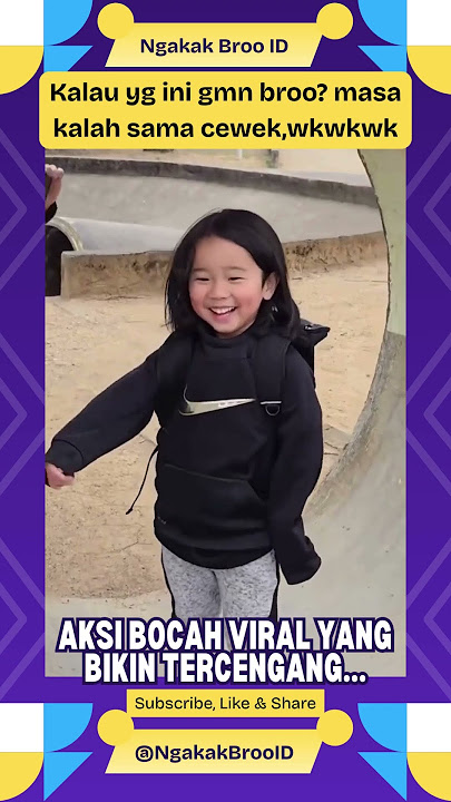 Aksi Bocah Sangat Menakjubkan, Wkwkwkw #ngakakbrooid #videolucu #viral