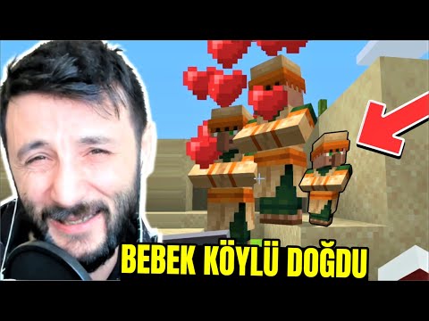 BEBEK KÖYLÜ DOĞDU 👶😍 ÇOOK TATLİŞ 💖 EKİPLE MİNECRAFT 14.Bölüm