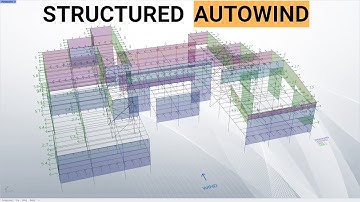 Structured Autowind. Wind load allocation for buildings from simple lines.
