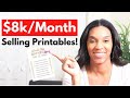 How to make money selling printables online in 2022 (Best Passive Form of Income)