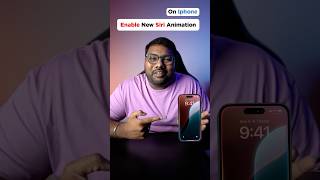 Enable New Siri Animation on iPhone 📲🤫🤭 #appleintelligence  #intelligence #SiriAnimation