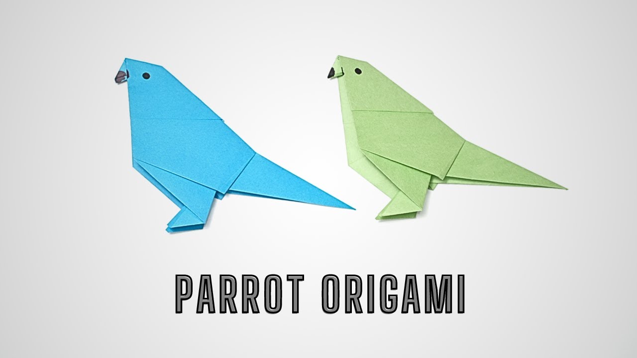 Origami Paper parrot Origami parrot Easy Paper parrot How to Make
