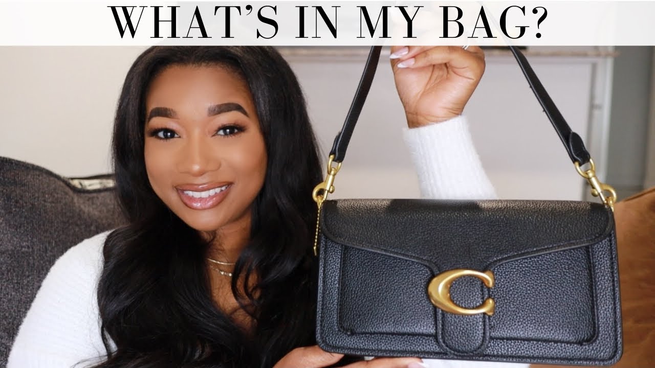 What's In My Bag 2023 | Coach Tabby Shoulder Bag 26 - YouTube