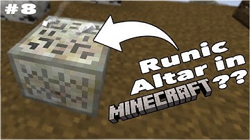Using the Runic Altar in Minecraft! | #Minecraft Regrowth #Letsplay