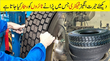 How to Change Ringtread on Tyre Casing by Recap || The Most Amazing Process of Retreading Old Tyre