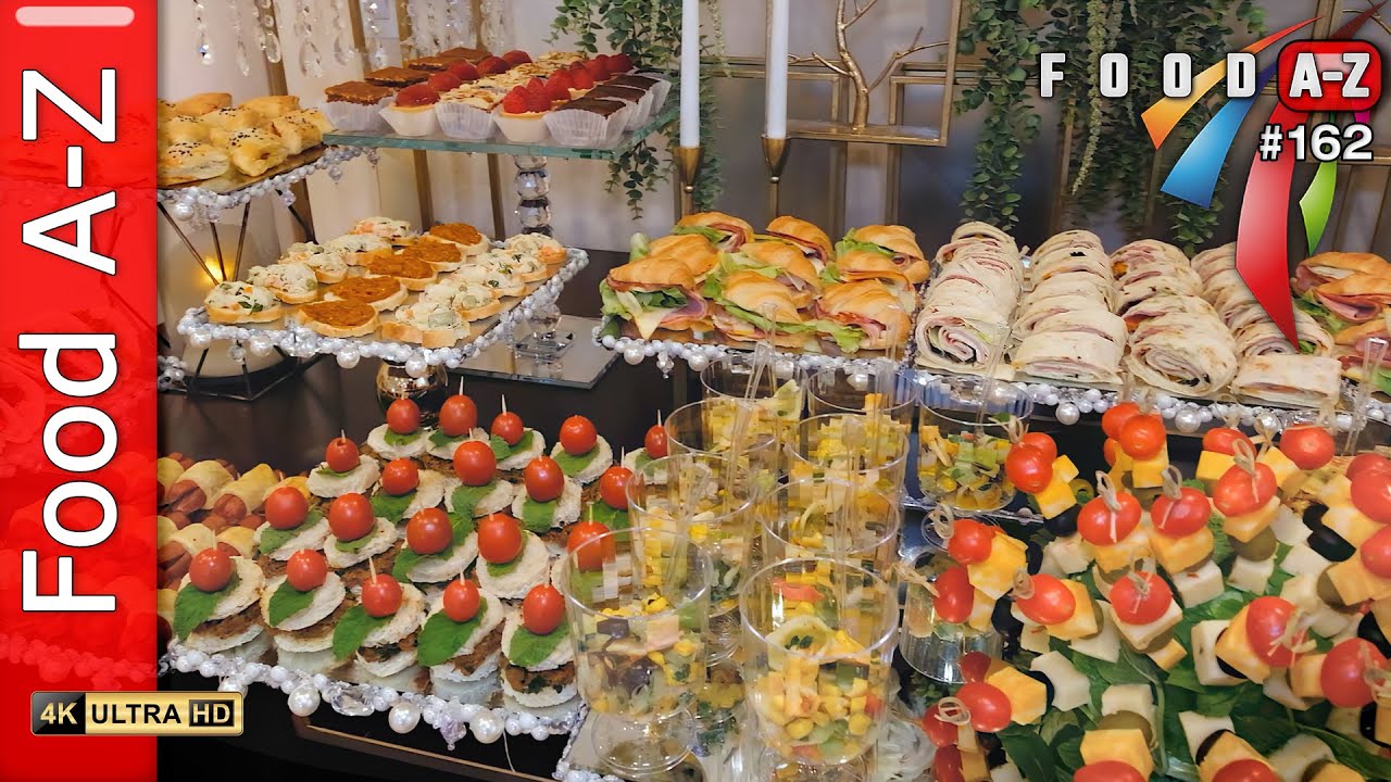 Appetizer Party Food Table Displays 2025.05.20, Russia. Catering