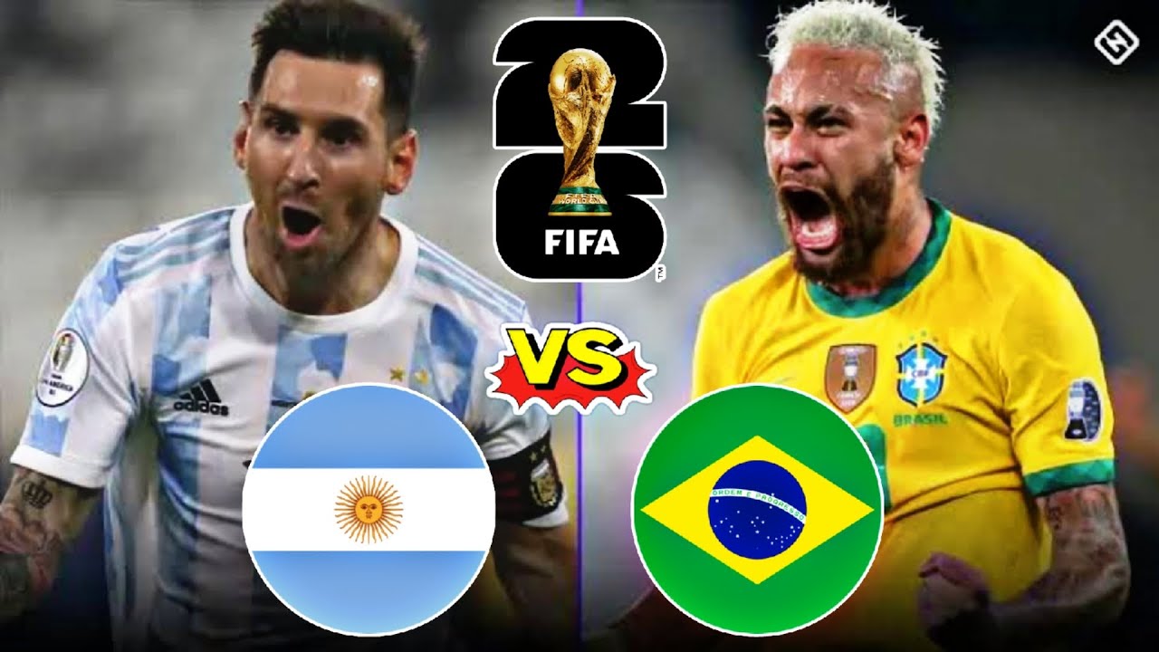 Brazil vs Argentina Live Football World Cup Qualification Match 2023 Brazil vs Arg live