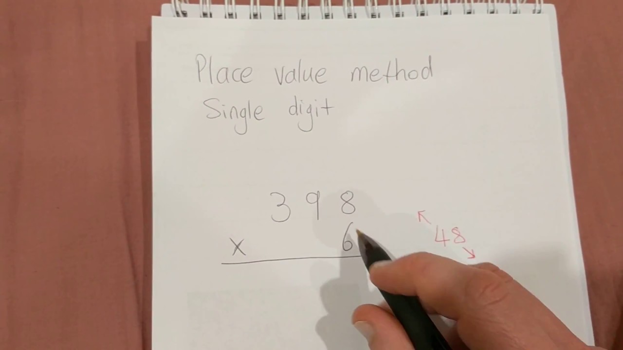 3 digit X 1 digit multiplication - Place value method - YouTube