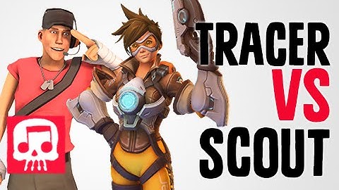 TRACER VS SCOUT Rap Battle by JT Music