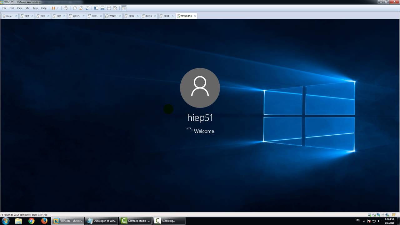 Autologon To Windows 10 do Not Need Enter A Password YouTube