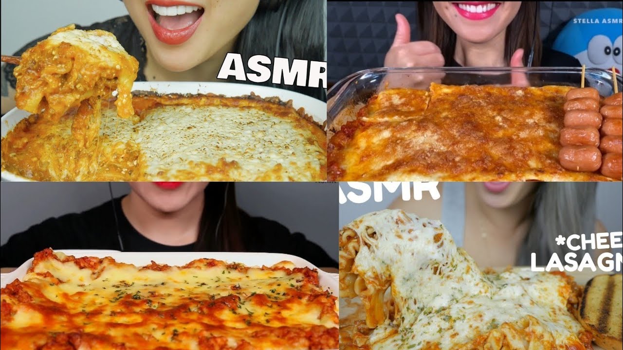 CHEESY LASAGNA PASTA🧀 ASMR COMPILATION
