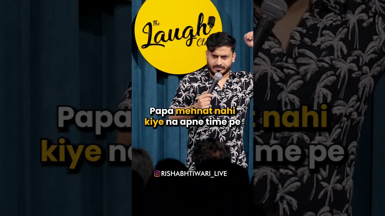 Paisa Papa ko Kamana Chaiye | Stand Up Comedy | Funny Shorts | Rishabh Tiwari Comedy