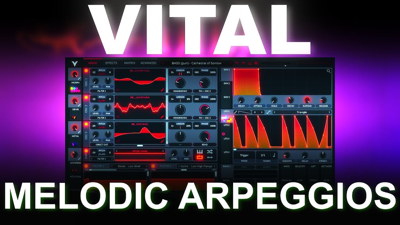 How to Create HUGE Melodic Arpeggios with Vital | EDM Sound Design Tutorial