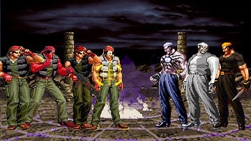 [KOF Mugen] | Ralf Jones Team Vs Ryuji Yamazaki Team