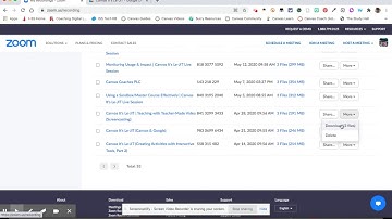 Zoom | Deleting Cloud Recordings from Account
