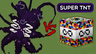 Wither Storm Vs Super TNT x10000 - Will the Wither Storm Survive?