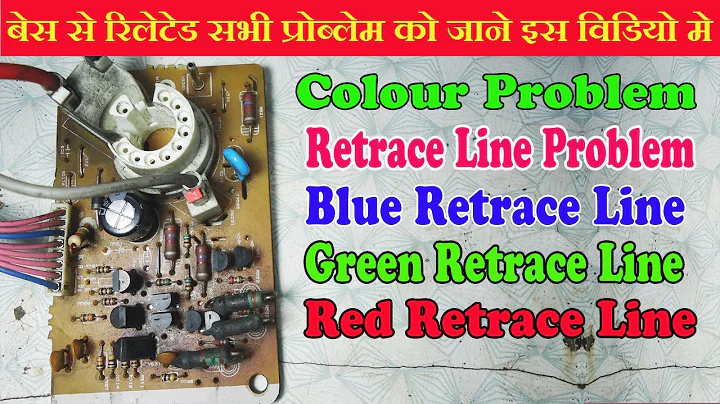 A Discussion About Base Board Of CRT Color Tv ! Colour Problem Details or CRT Base Board Details