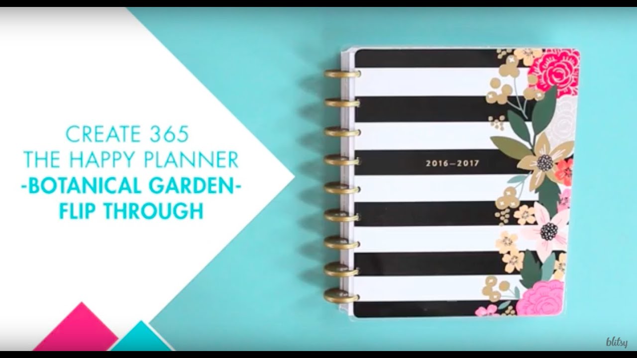 happy planner garden