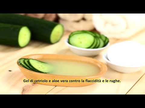 Gel di cetriolo e aloe vera contro la flaccidità e le rughe